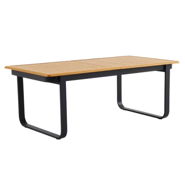 Mesa de alumínio NATERIAL CALYPSO 199X100CM CINZA