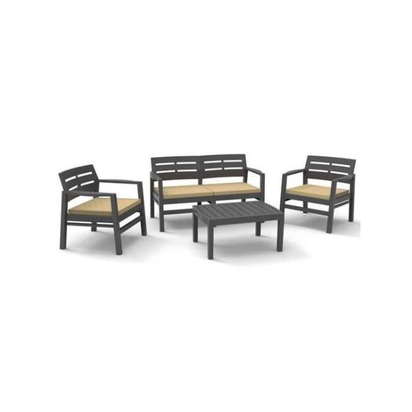 Conjunto Java Lounge Antracite Progarden