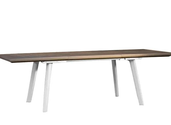 Mesa de refeição extensível em resina 160/240x90 cm Keter Harmony