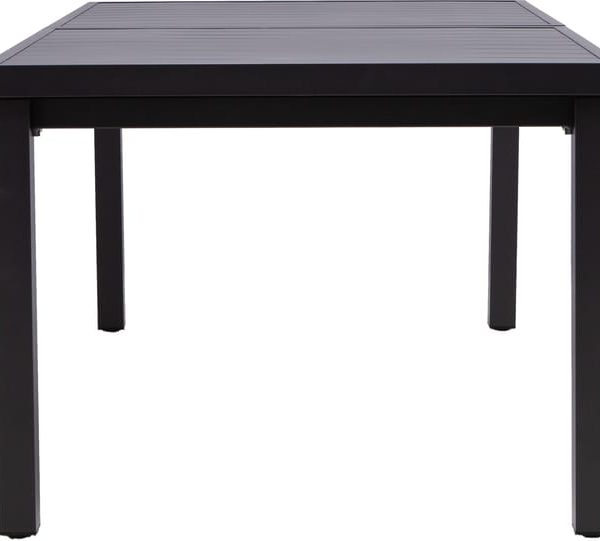 Mesa de refeição extensível de alumínio 180/240x100 cm cinza Naterial Sanibel