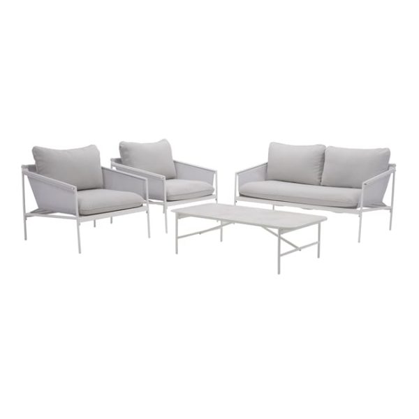 Conjunto jardim relax sofás e mesa baixa 4 pessoas Sigma Naterial