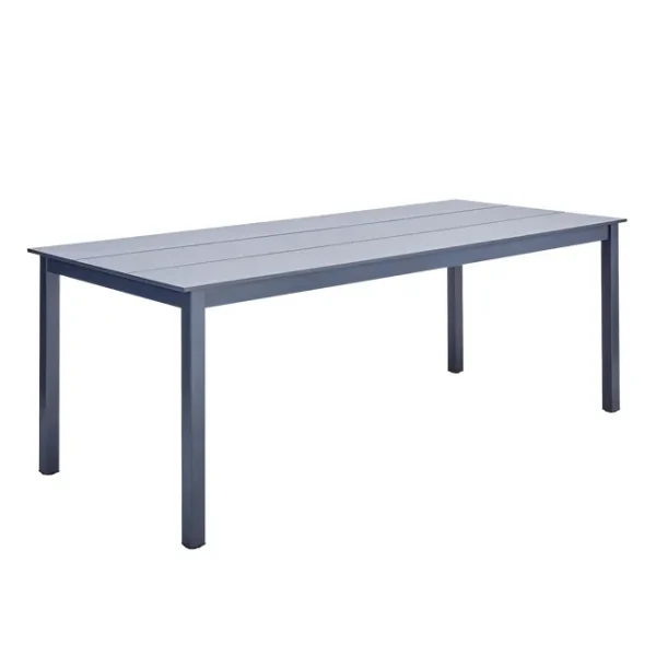 Mesa de madeira NATERIAL DORA II 206X89X75CM CINZA